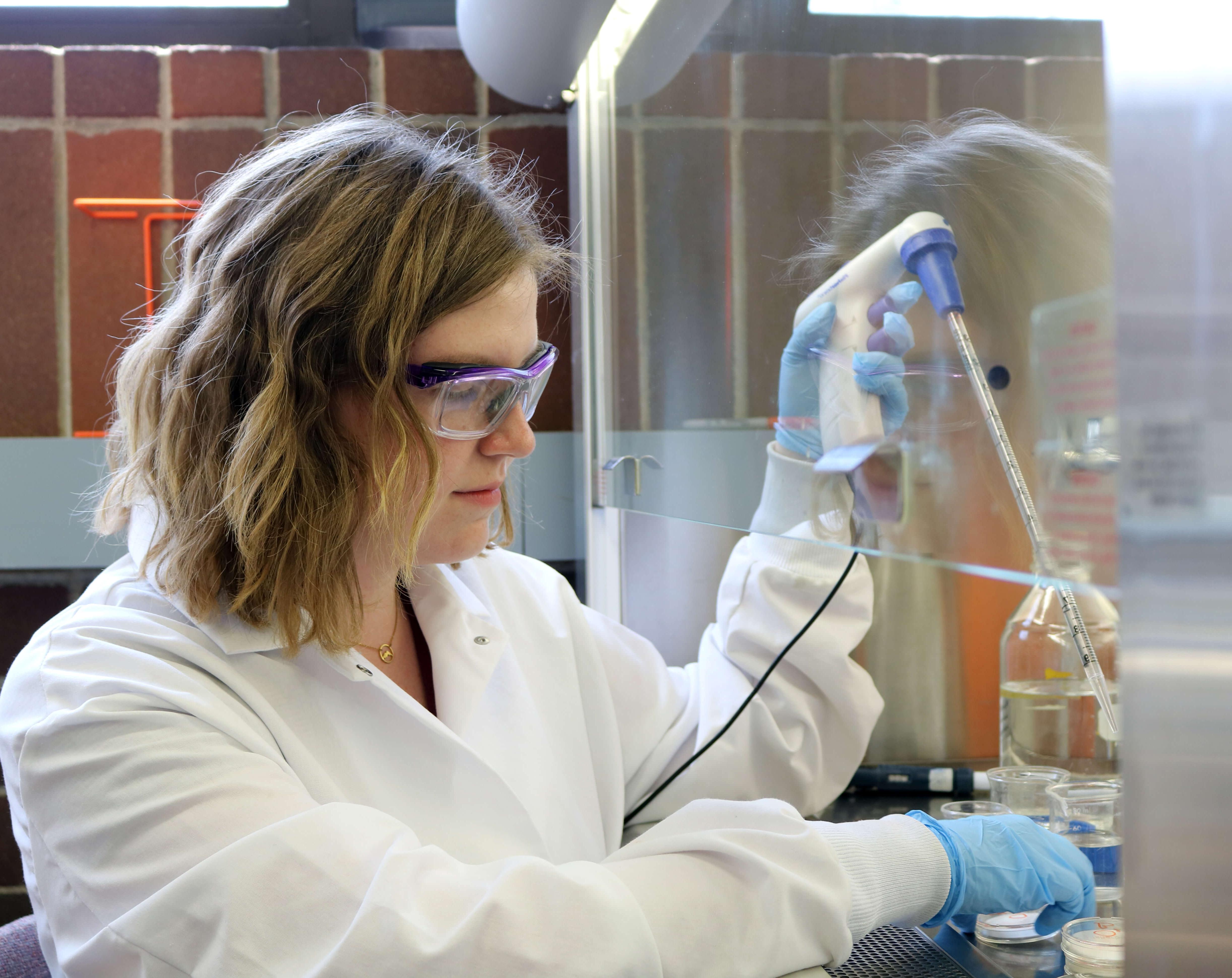 students in research lab